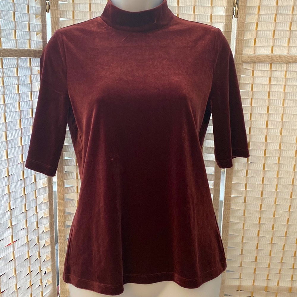 Banana Republic velvet top